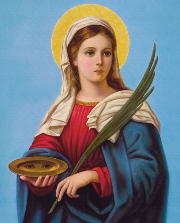 13 de diciembre, Festividad de Santa Lucía de Siracusa