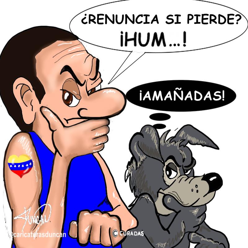 Amañadas - Caricatura de Duncan
