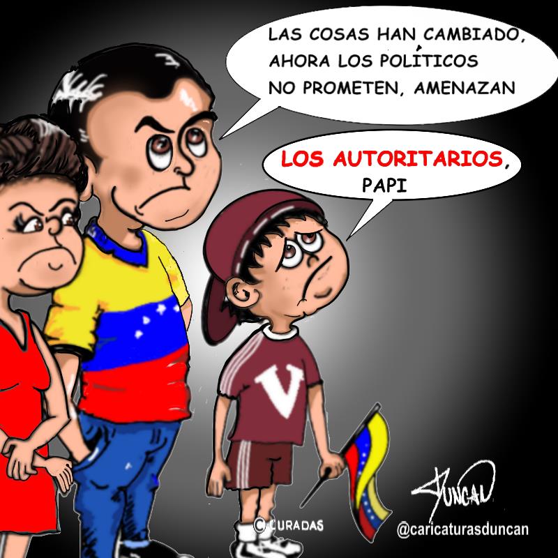 Los autoritarios - Caricatura de Duncan