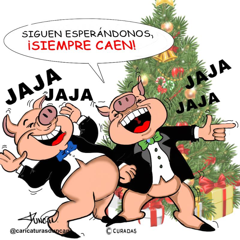 Crédulos - Caricatura de Duncan