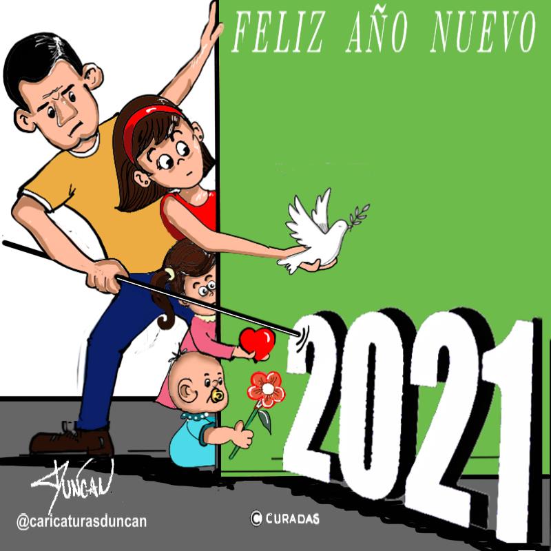A la expectativa - Caricatura de Duncan