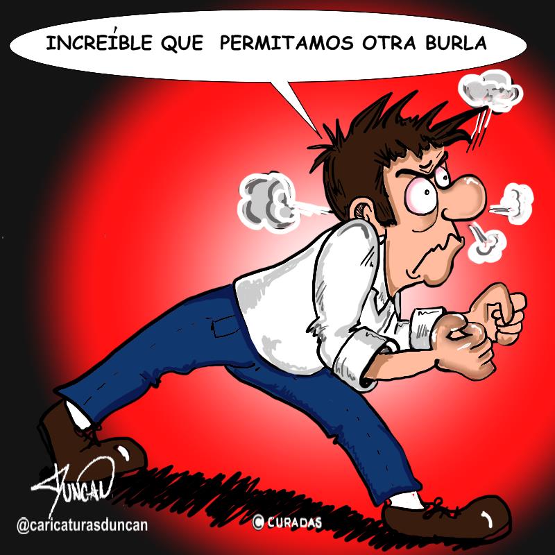La burla - Caricatura de Duncan