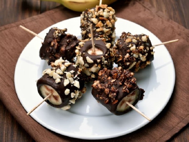 Cambur y chocolate: delicioso helado para disfrutar con los más pequeños