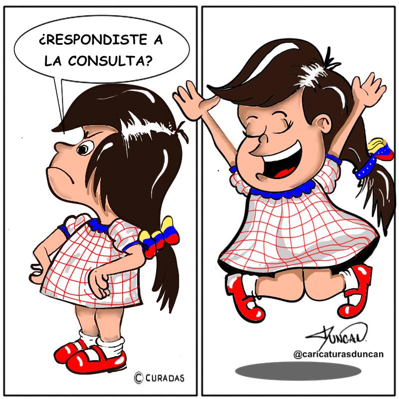 ¿Respondiste? - Caricatura de Duncan