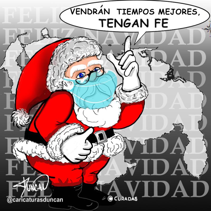 Tengan fe - Caricatura de Duncan