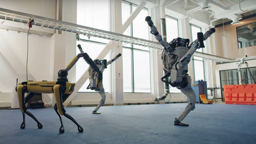 Al ritmo de "Do you love me" bailan los robots de Boston Dynamics