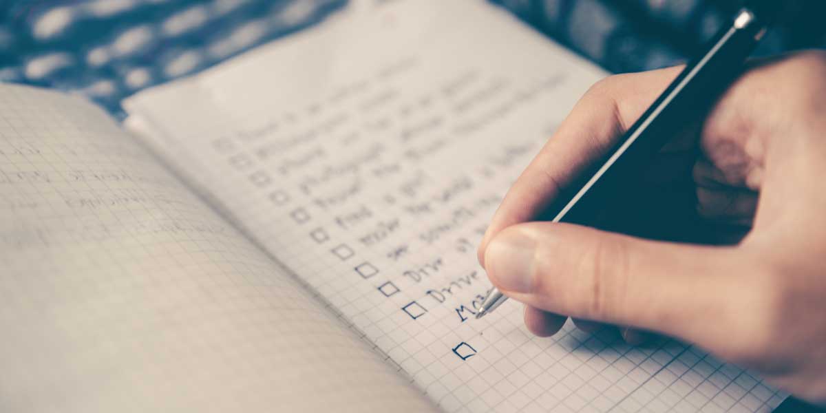 Como hacer una lista de metas personales