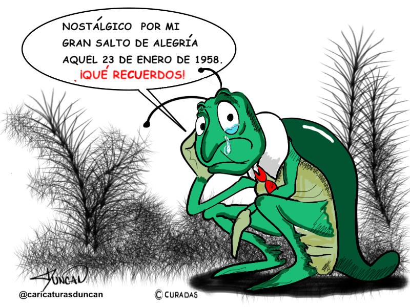 Salto de alegría - Caricatura de Duncan