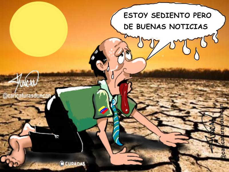Sediento - Caricatura de Duncan