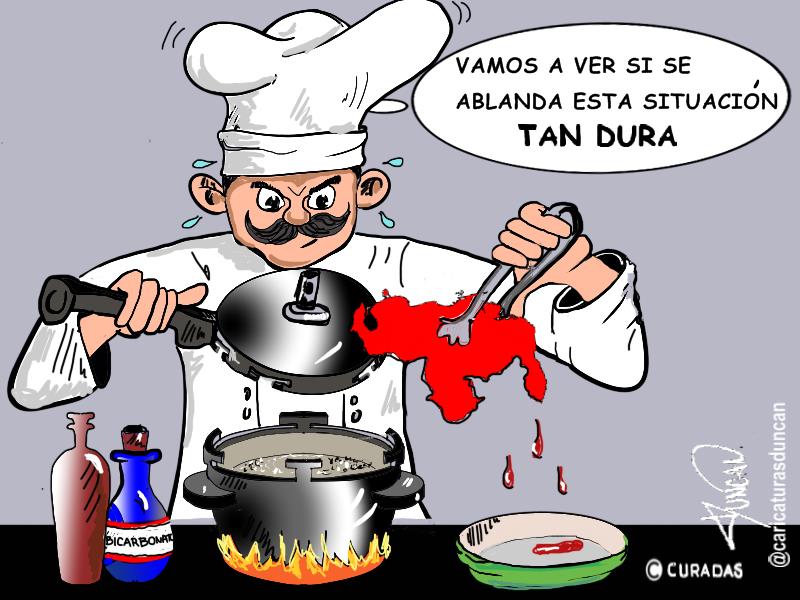 Tan dura - Caricatura de Duncan