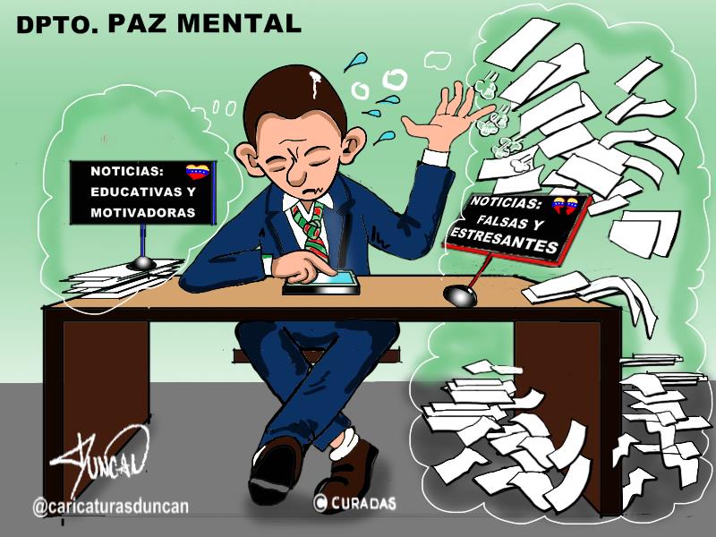 Paz mental - Caricatura de Duncan