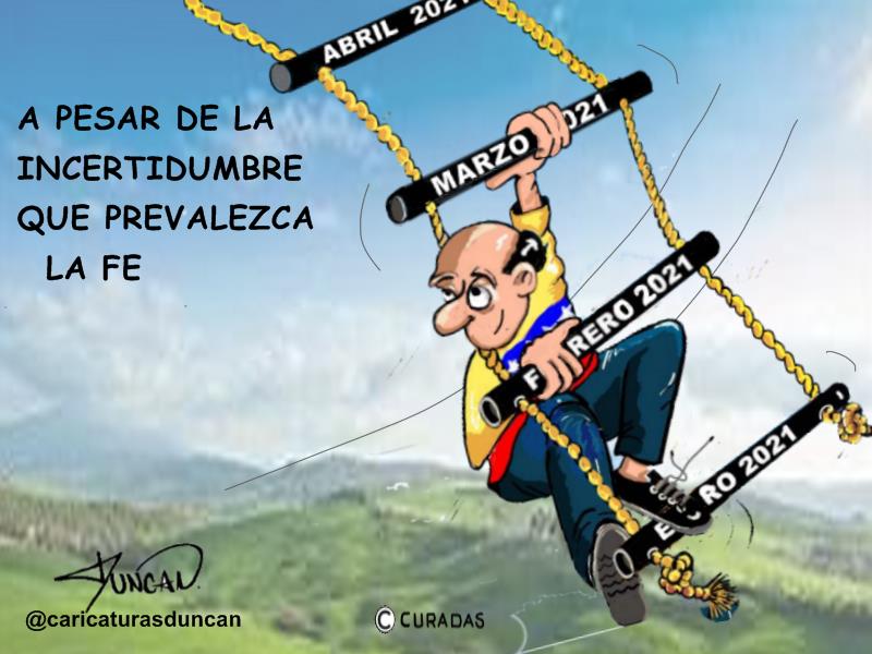 ¡Que prevalezca! Caricatura de Duncan