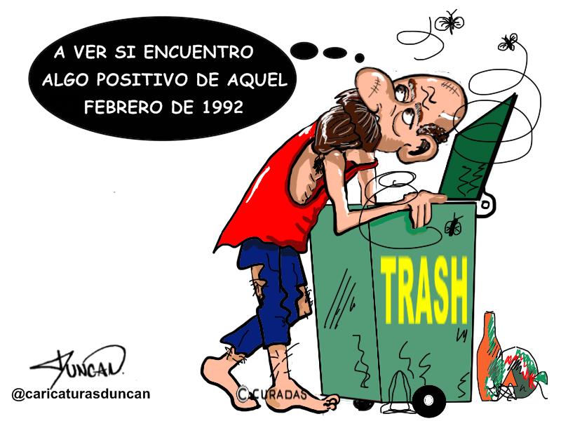 Trash - Caricatura de Duncan