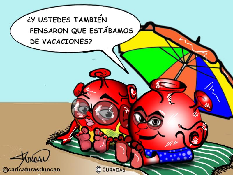 Ustedes pensaron Caricatura de Duncan