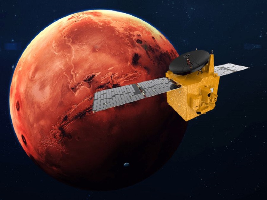 Sonda Hope el primer mapa global de temperatura en Marte