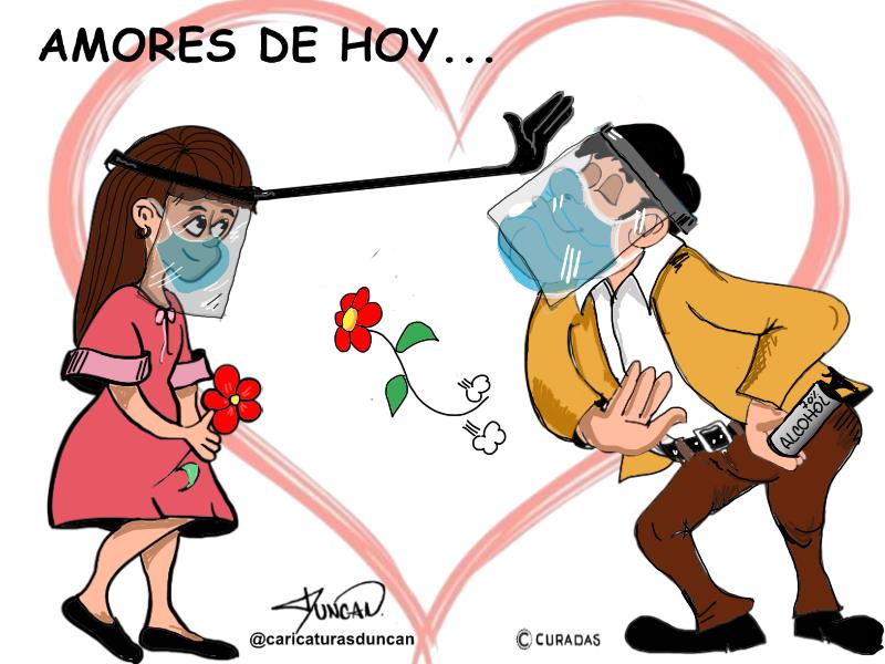 Amores de hoy - Caricatura de Duncan