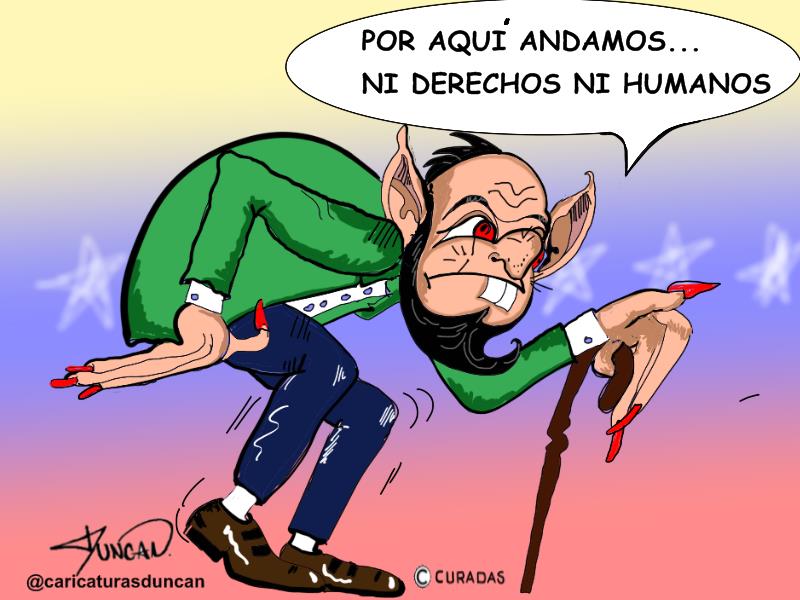 Derechos humanos - Caricatura de Duncan