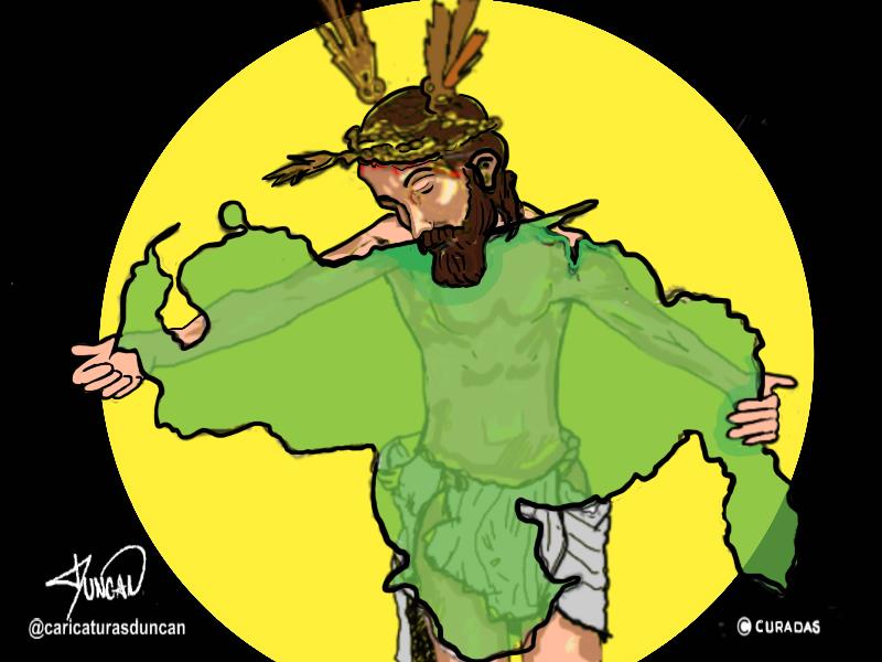 Dios con nosotros - Caricatura de Duncan