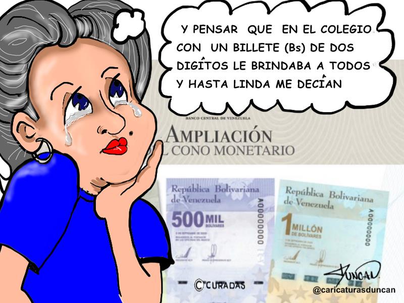 Y hasta linda me decían - Caricatura de Duncan