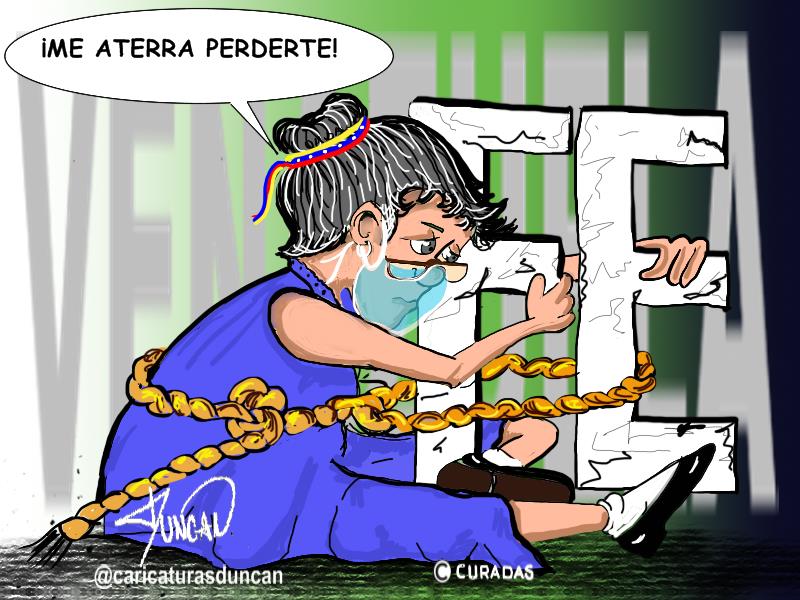 Me aterra perderte - Caricatura de Duncan