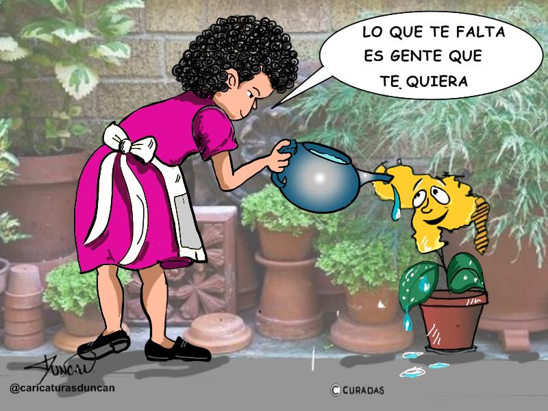Que te quiera - Caricatura de Duncan
