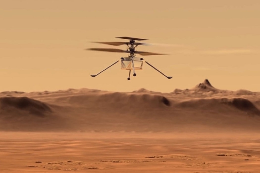 Ingenuity logra con éxito el primer vuelo de la historia sobre el planeta rojo