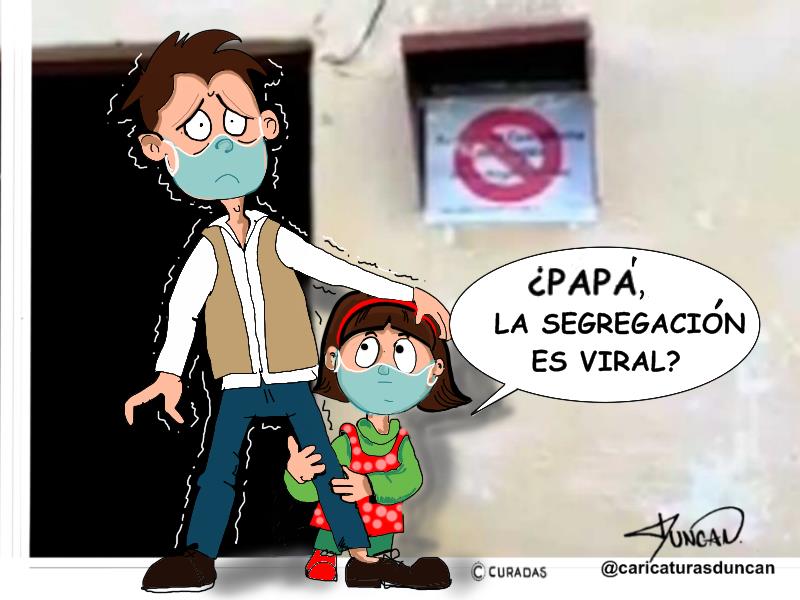 Segregación - Caricatura de Duncan