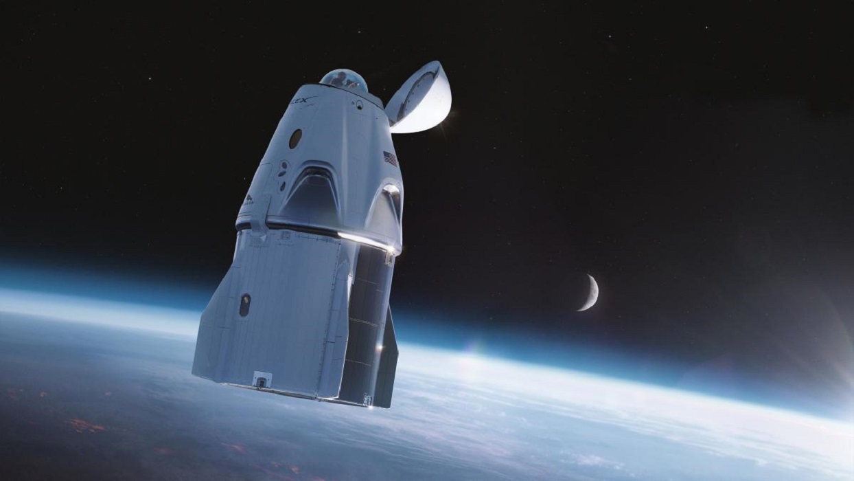 Nave Crew Dragon de SpaceX tendrá una cúpula de 360 grados