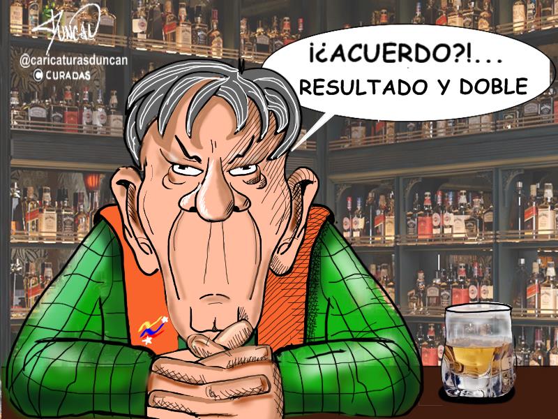 Acuerdo no... resultados - Caricatura de Duncan
