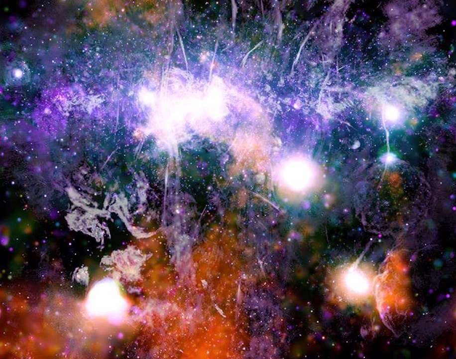 Revelan en rayos X fenómenos violentos en el centro galáctico