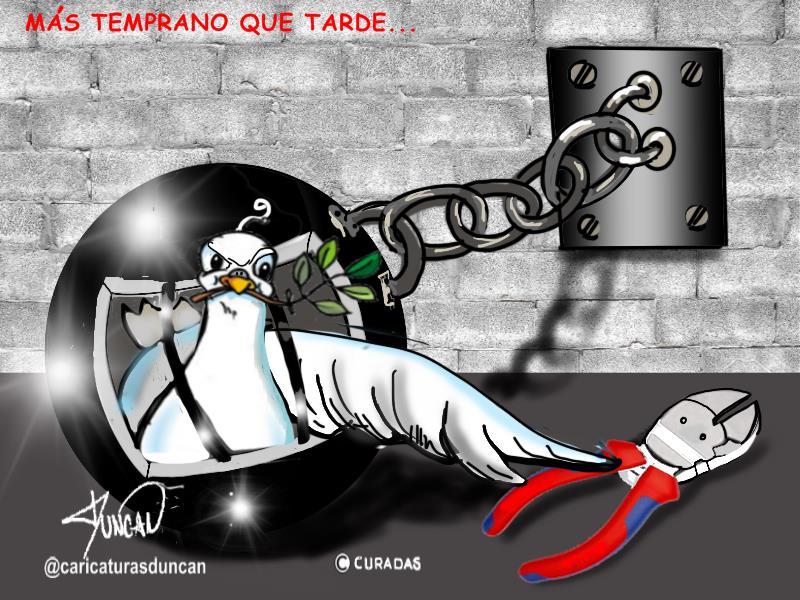 Más temprano que tarde - Caricatura de Duncan