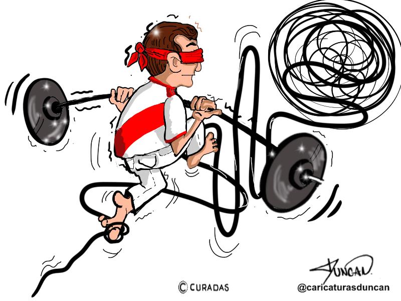 No hay peor ciego - Caricatura de Duncan