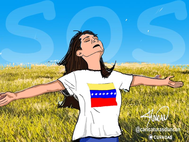 Un mismo clamor - Caricatura de Duncan