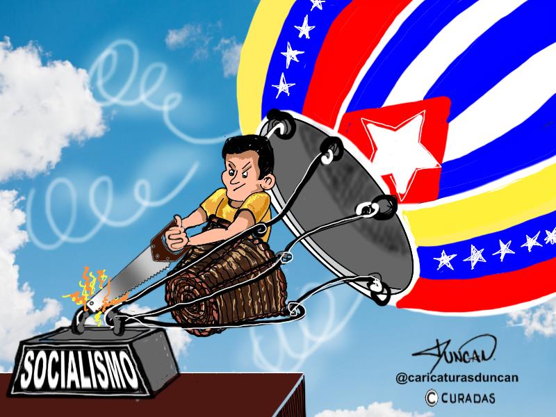 Dejar volar - Caricatura de Duncan