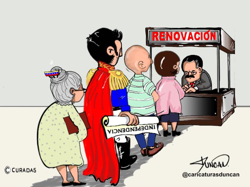 Es hora - Caricatura de Duncan