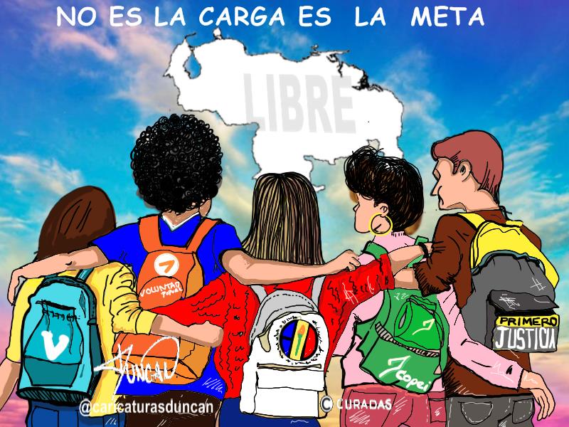 Es la meta - Caricatura de Duncan