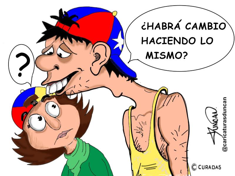 ¿Habrá? - Caricatura de Duncan