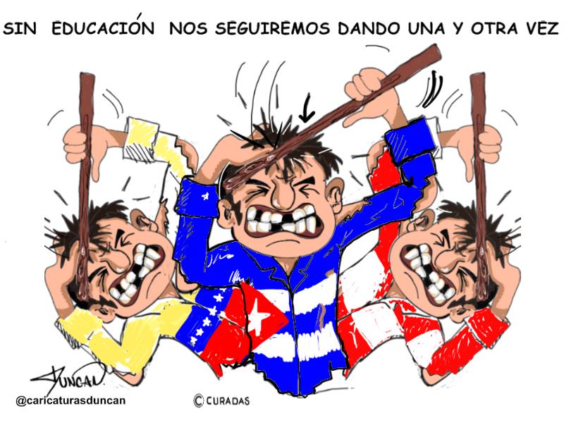 Una y otra vez - Caricatura de Duncan