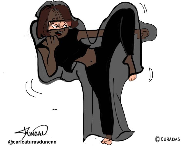 ¡Fuerza! - Caricatura de Duncan