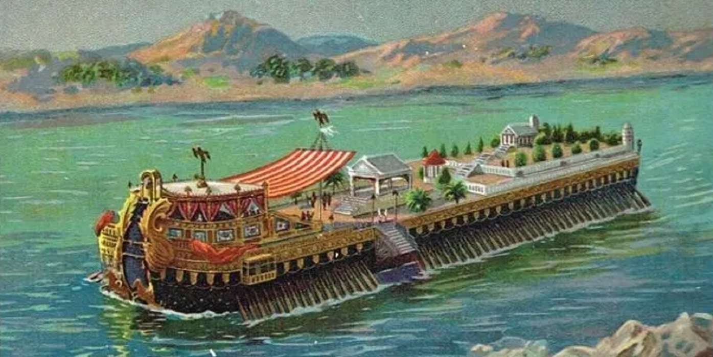 Calígula y la historia de las galeras en el lago de Nemi