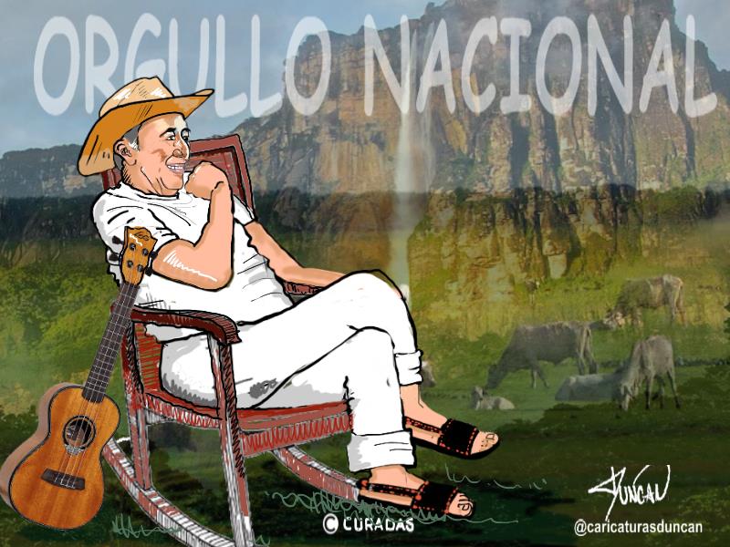 Orgullo nacional - Caricatura de Duncan #TíoSimónEnCuradas