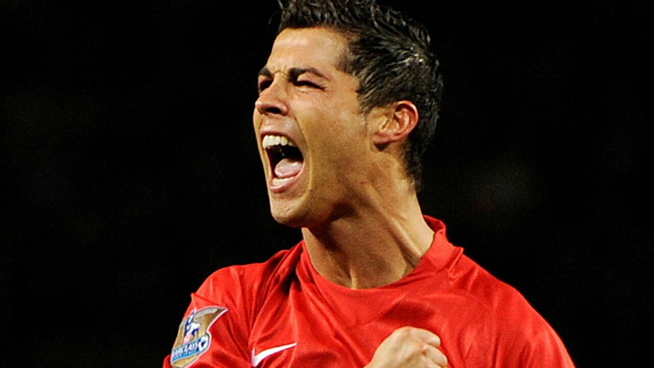 Doblete CR7 Cristiano Ronaldo debut Manchester United