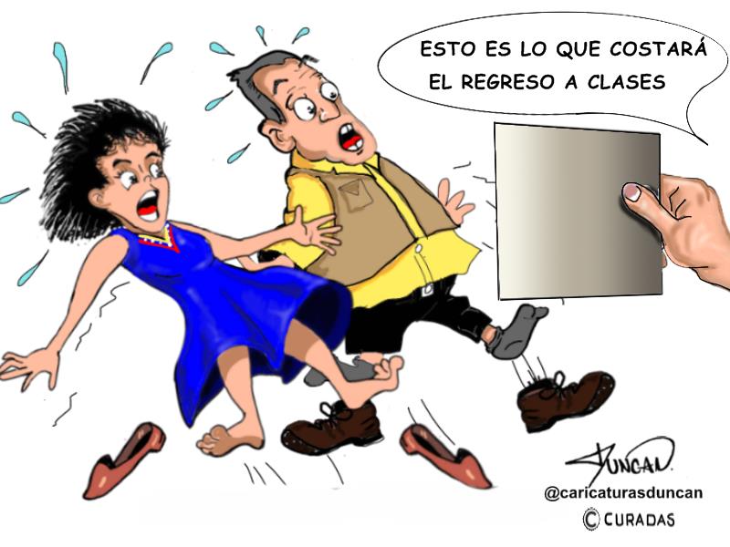 Regreso a clases - Caricatura de Duncan