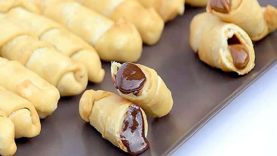 Tequeños de chocolate