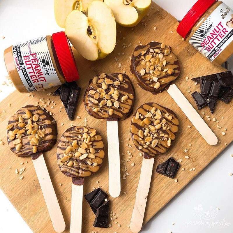 Paletas de manzana verde con chocolate: sabroso postre para merendar
