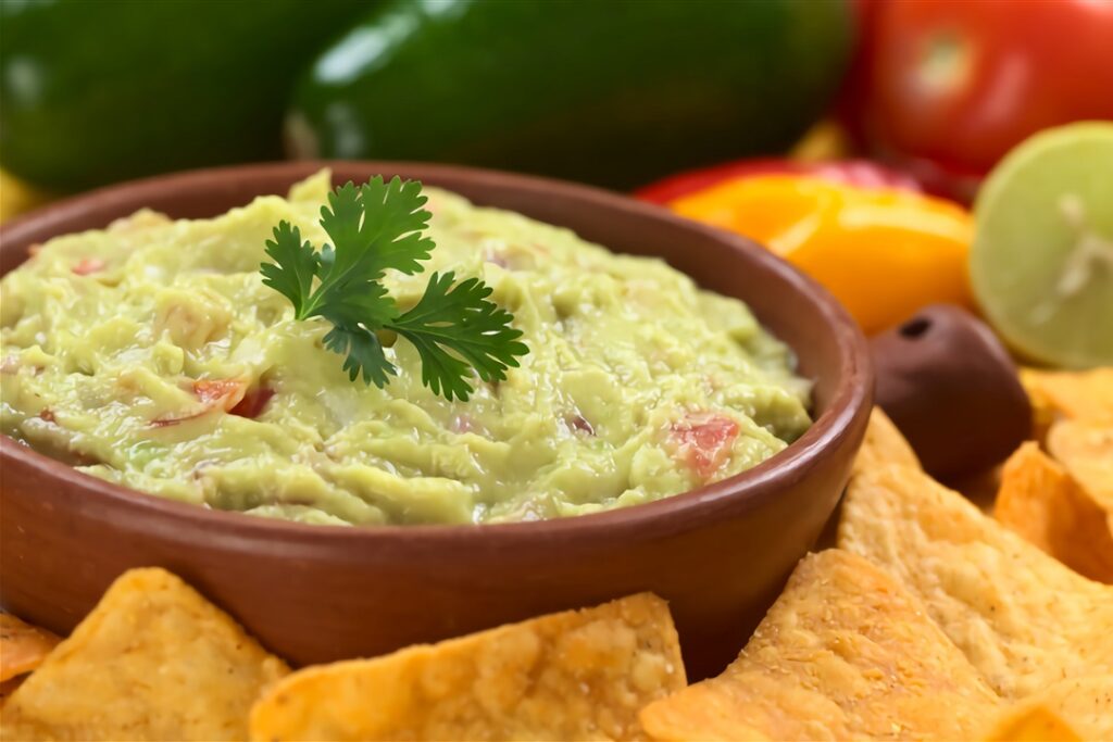 Dip de aguacate con queso crema
