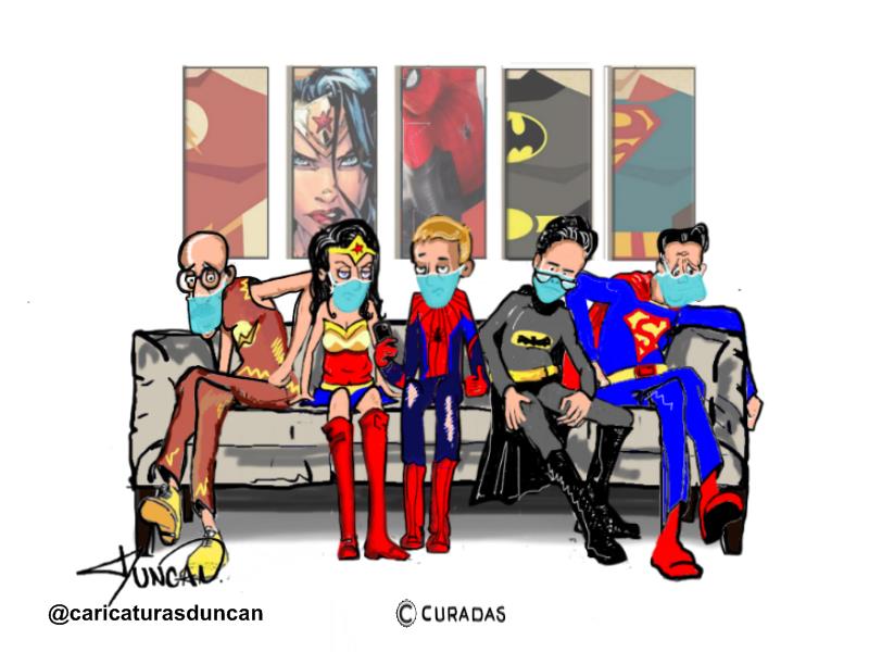 Sobrevivientes - Caricatura de Duncan