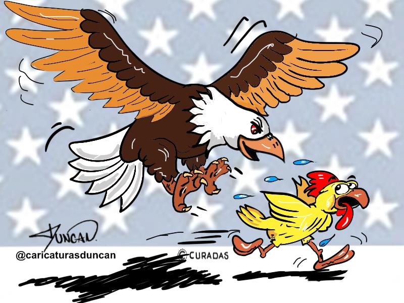 Destinos - Caricatura de Duncan