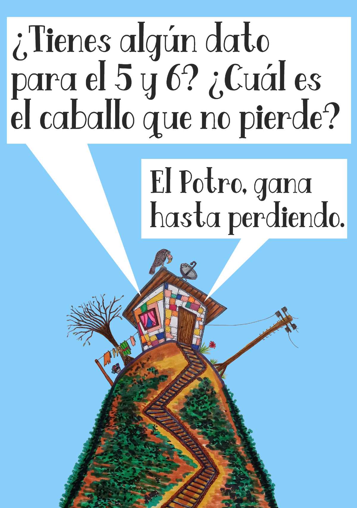 La casita - el potro es el caballo