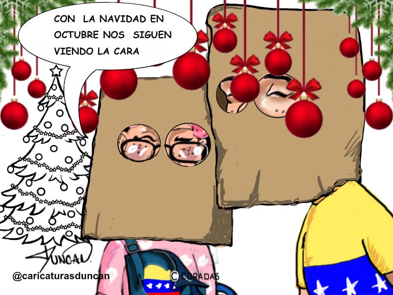 Y nos siguen viendo la cara - Caricatura de Duncan
